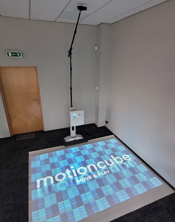 Mobile Motioncube floor setup