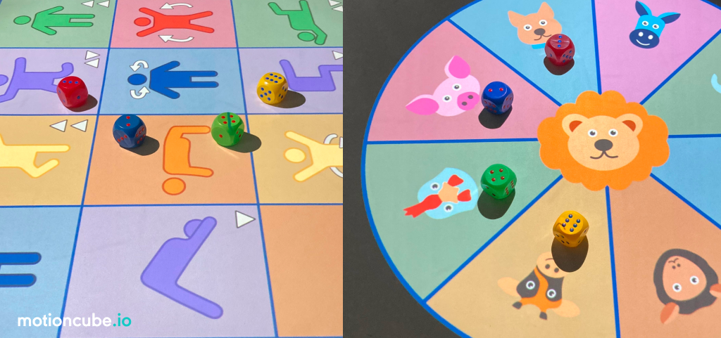 Secuencias de movimiento e imitación de animales - Alfombras animadas Motioncube