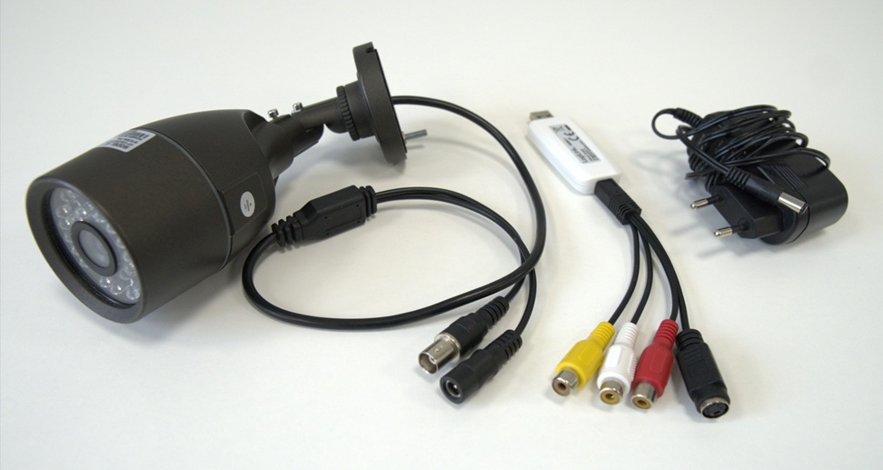 CCTV camera with integrated IR illuminator it's great for experimenting