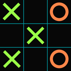 Kółko i krzyżyk logo