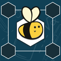 Honey maze logo