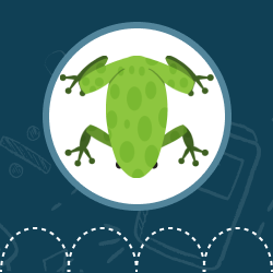 Frog path logo
